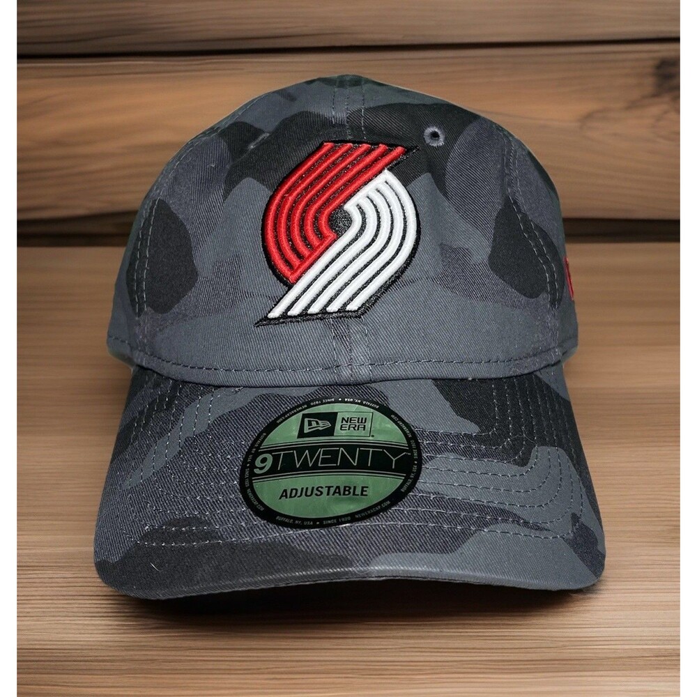 Portland Trail Blazers Hat Men’s New Era NBA 9Twenty Adjustable Camouflage OSFM